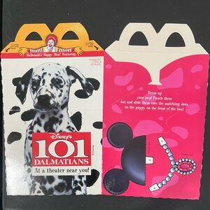 McDonald's 101 Dalmatians Party Favor - Red, Black, White